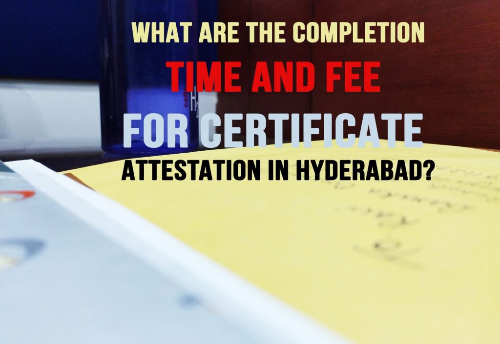 Certificate Attestation Services in Hyderabad