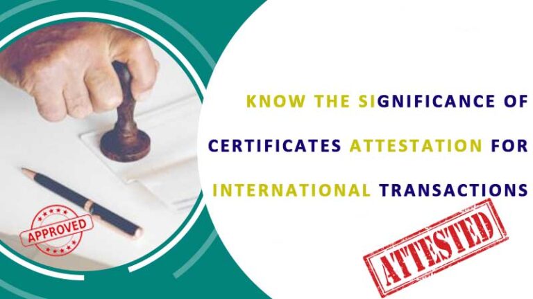Certificate attestation services in Hyderabad
