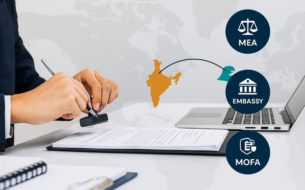 certificate attestation for kuwait in delhi