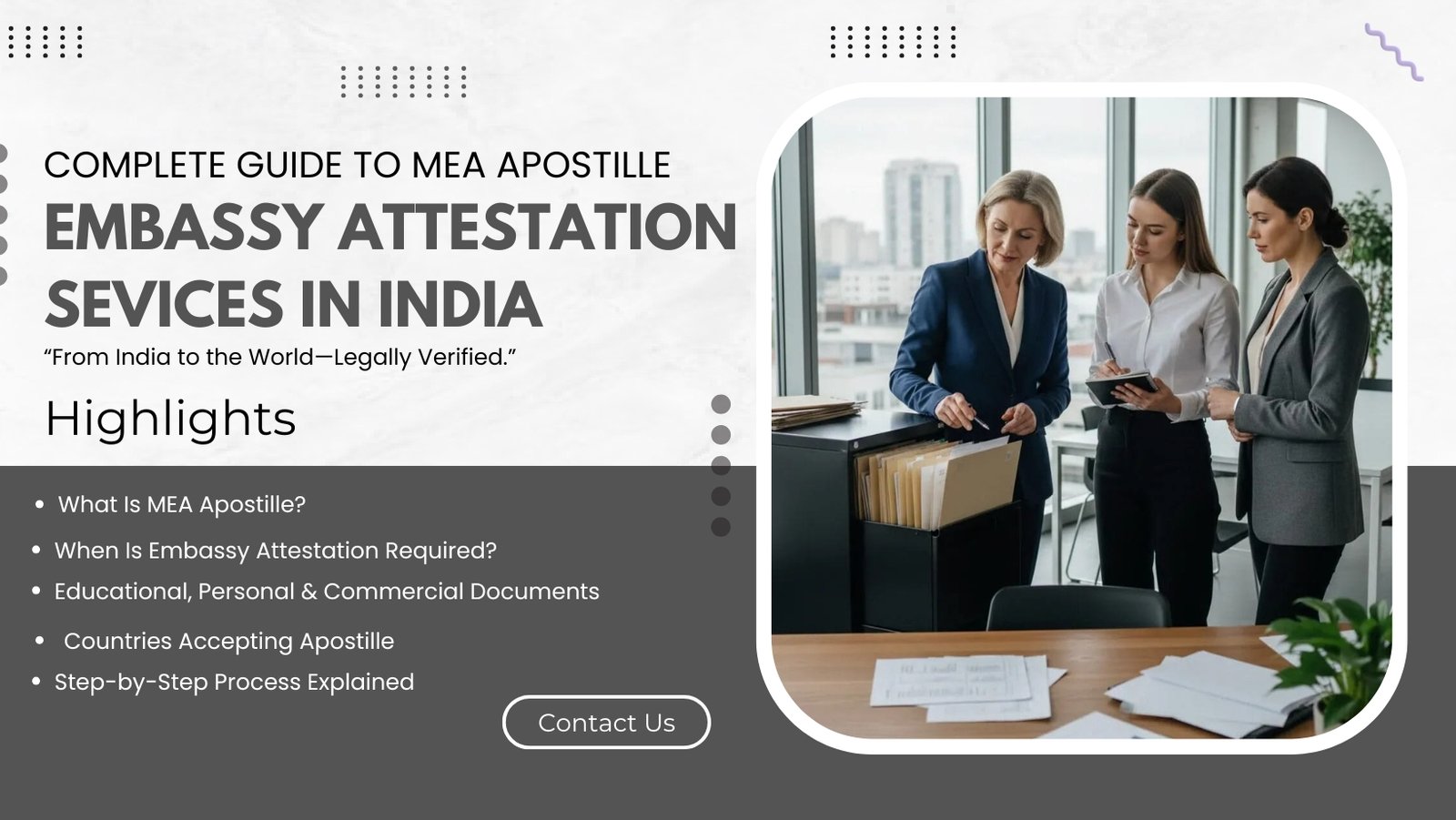 mea attestation